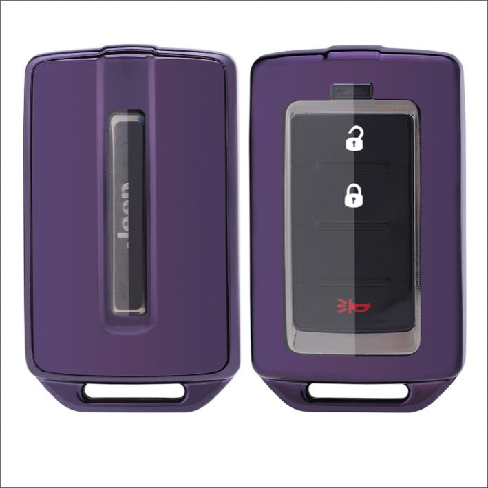 Soft TPU Key Case Cover For Jeep/Dodge/Chrysler(Key No.E)