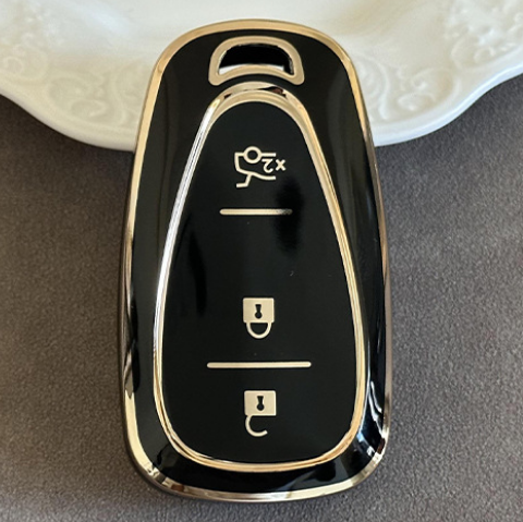 Soft TPU Key Case Cover For Chevrolet/Chevy/GMC(Key No.D)