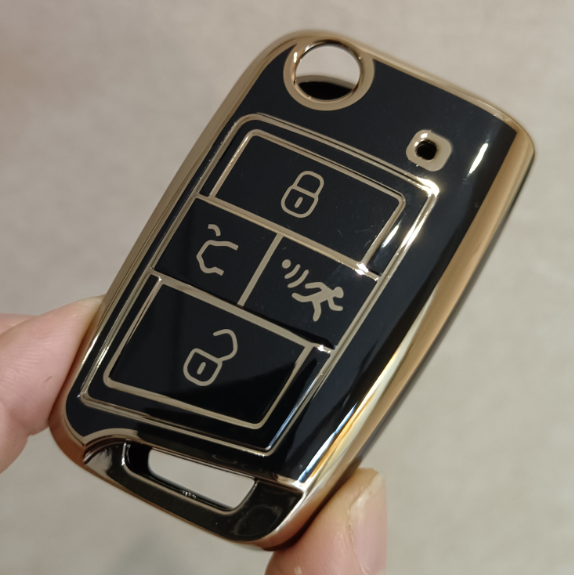 Soft TPU Key Case Cover For Volkswagen(Key No.F)