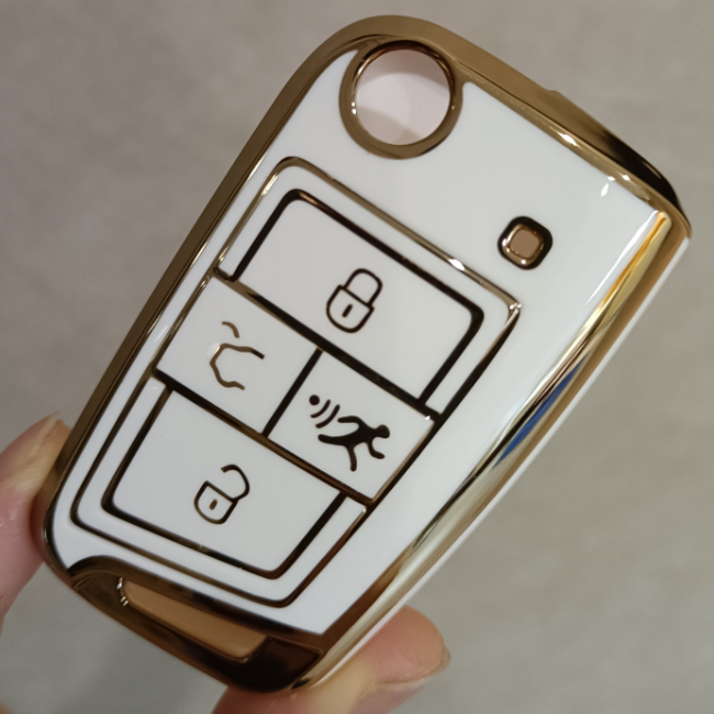 Soft TPU Key Case Cover For Volkswagen(Key No.F)