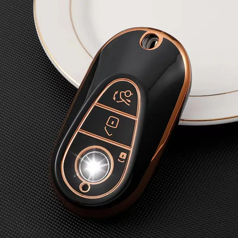 Soft TPU Key Case Cover For Mercedes-Benz New C-Class C260L/C200/S400/450/Maybach S480