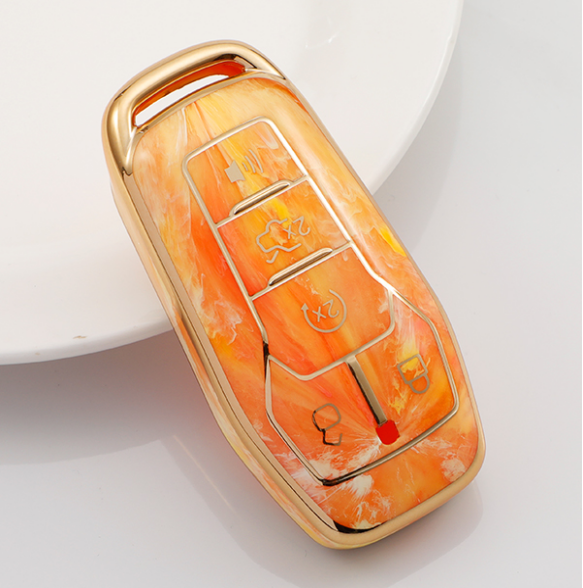 Soft TPU Key Case Cover For Ford&Lincoln(Key No.A)