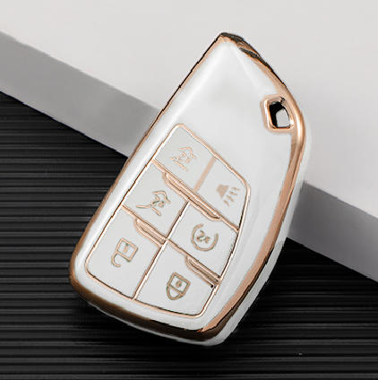 Soft TPU Key Case Cover For Chevrolet/Chevy/GMC/Buick(Key No.N)