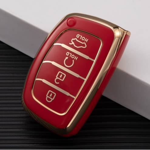 Soft TPU Key Case Cover For Hyundai(Key No.F)