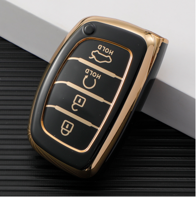 Soft TPU Key Case Cover For Hyundai(Key No.F)