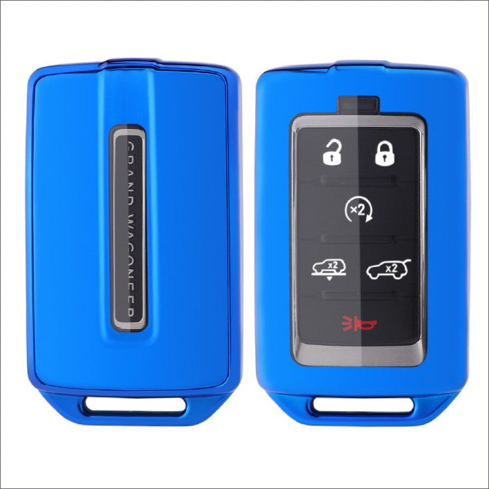 Soft TPU Key Case Cover For Jeep/Dodge/Chrysler(Key No.E)