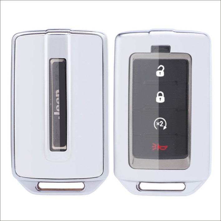 Soft TPU Key Case Cover For Jeep/Dodge/Chrysler(Key No.E)