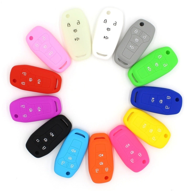 Soft TPU Key Case Cover For Ford(Key No.J)