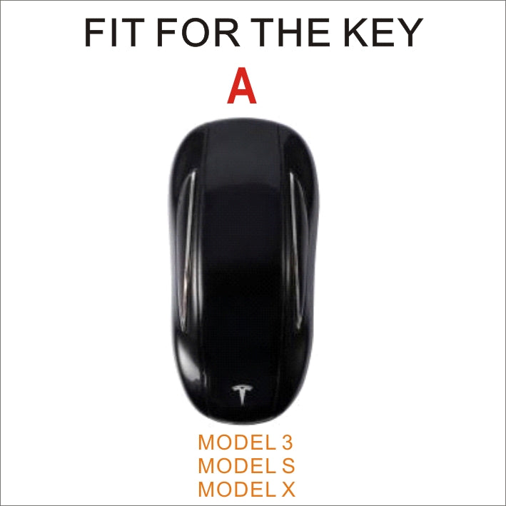 Soft TPU Key Case Cover For Tesla(Key No.A)