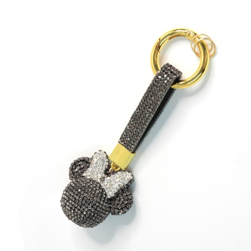 Sparkly Cute Minnie Keychains with Rhinestone