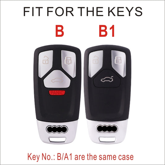 Soft TPU Key Case Cover For Audi(Key No.B)