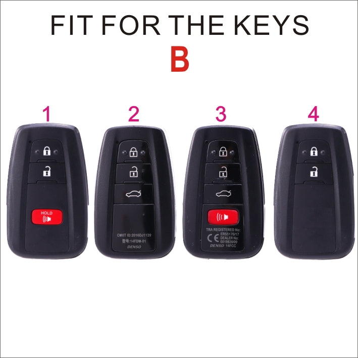 Soft TPU Key Case Cover For Toyota(Key No.B)