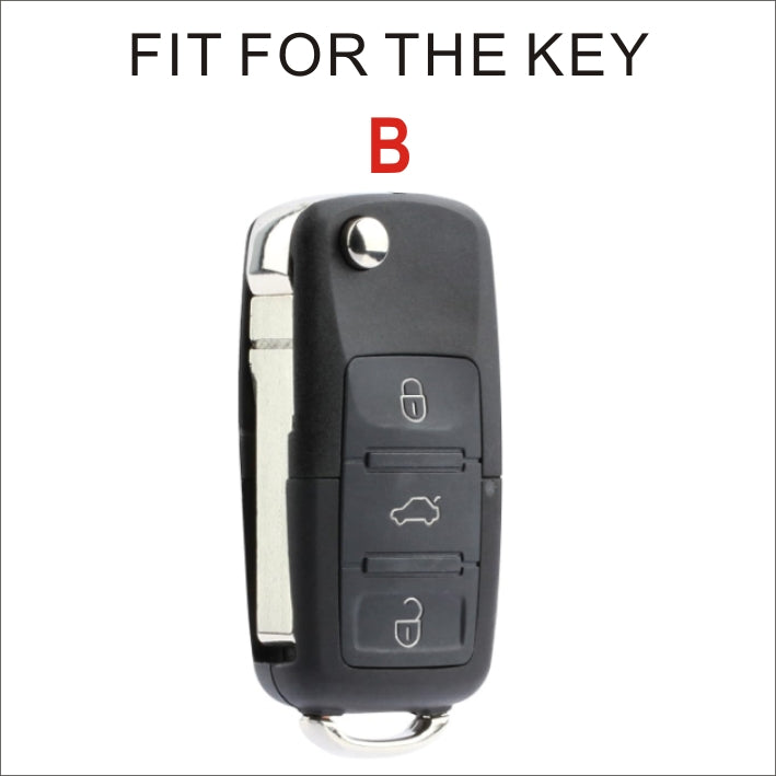 Soft TPU Key Case Cover For Volkswagen(Key No.B)