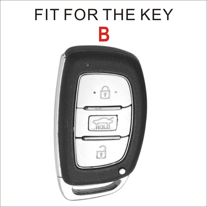 Soft TPU Key Case Cover For Hyundai(Key No.B)