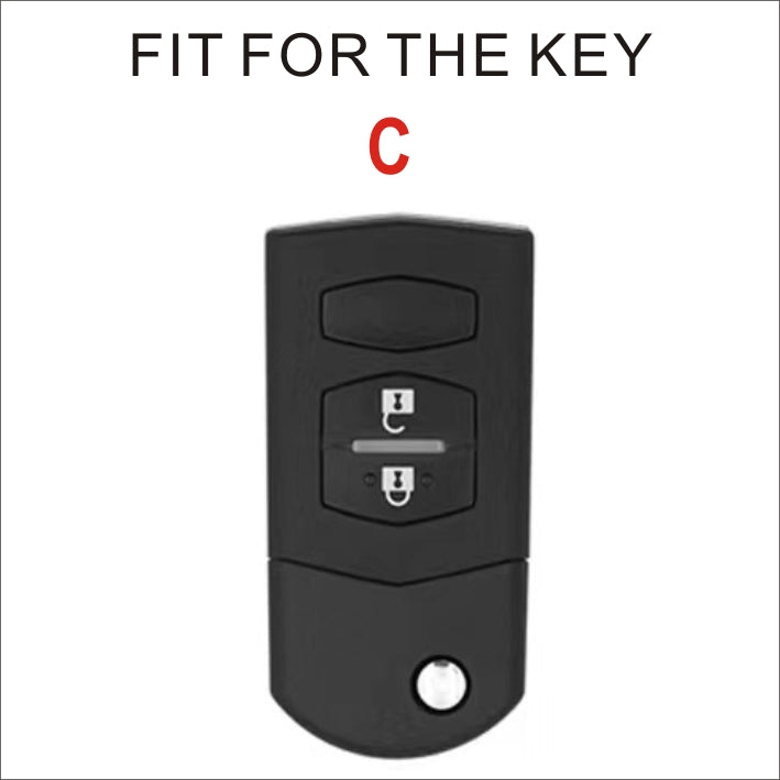 Soft TPU Key Case Cover For Mazda(Key No.C)