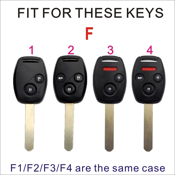 Soft TPU Key Case Cover For Honda(Key No.F)