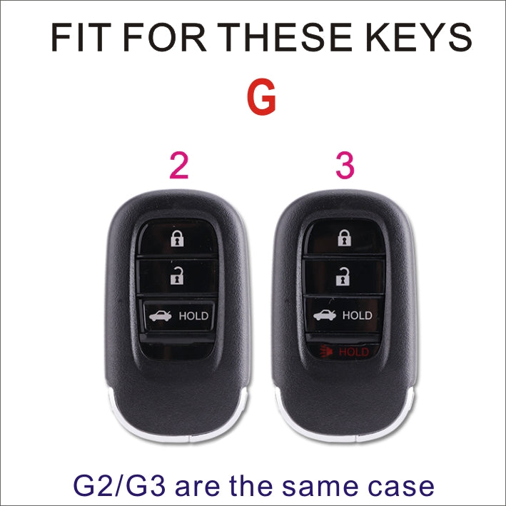 Soft TPU Key Case Cover For Honda(Key No.G2)