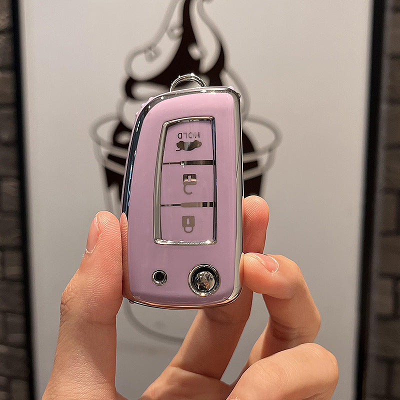 Soft TPU Key Case Cover For Nissan(Key No.H)