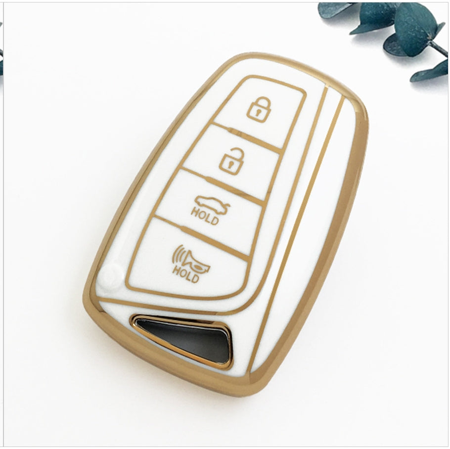 Soft TPU Key Case Cover For Kia&Hyundai(Key No.J)