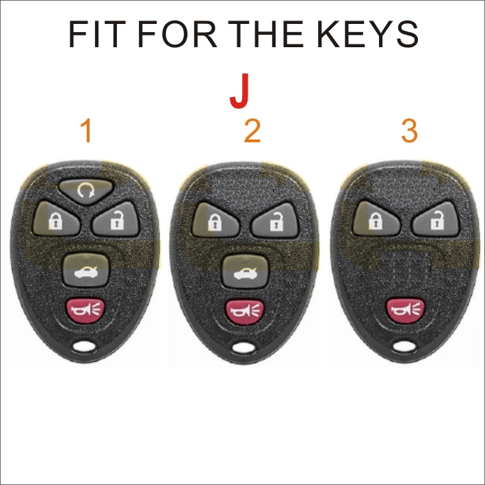 TPU Key Case Cover For Chevrolet/Chevy/GMC/Buick(Key No.J1)