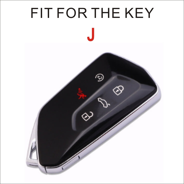 Soft TPU Key Case Cover For Volkswagen(Key No.J)