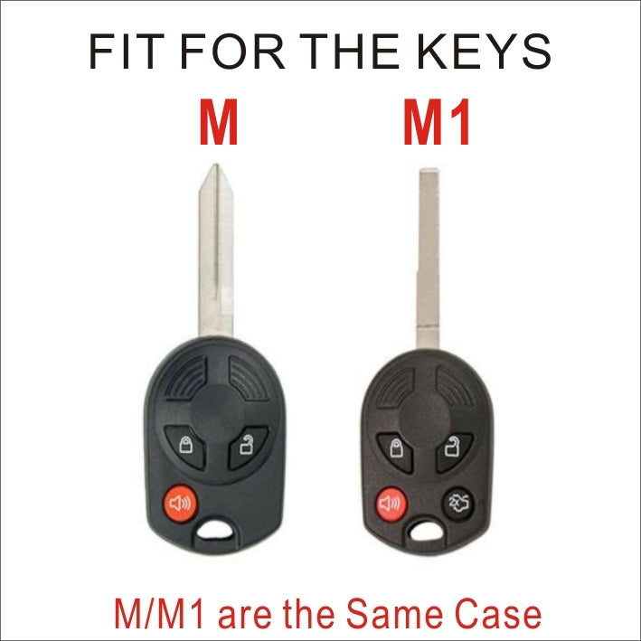 Soft TPU Key Case Cover For Ford&Lincoln(Key No.M)