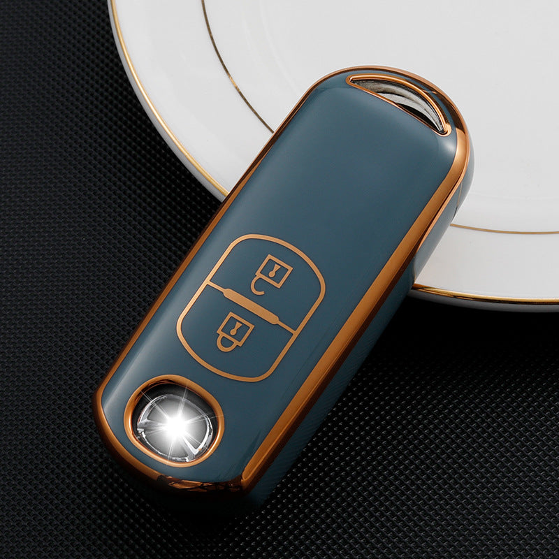 Soft TPU Key Case Cover For Mazda(Key No.A3+A4)
