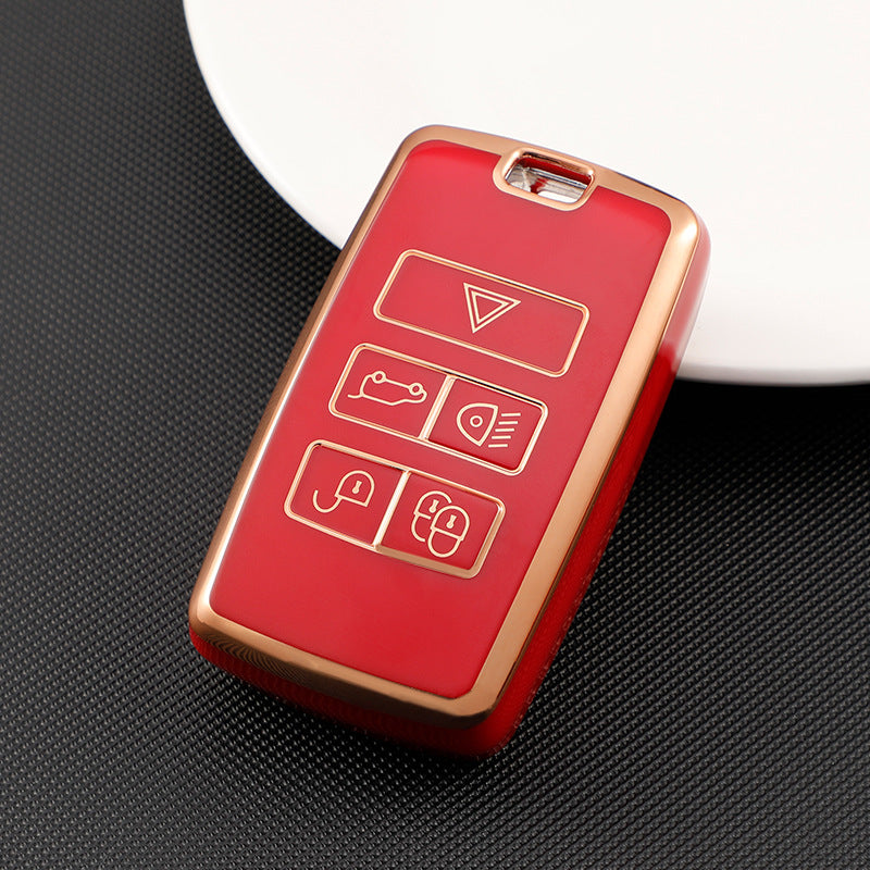 Soft TPU Key Case Cover For LandRover/Jaguar/RangRover(Key No.B)