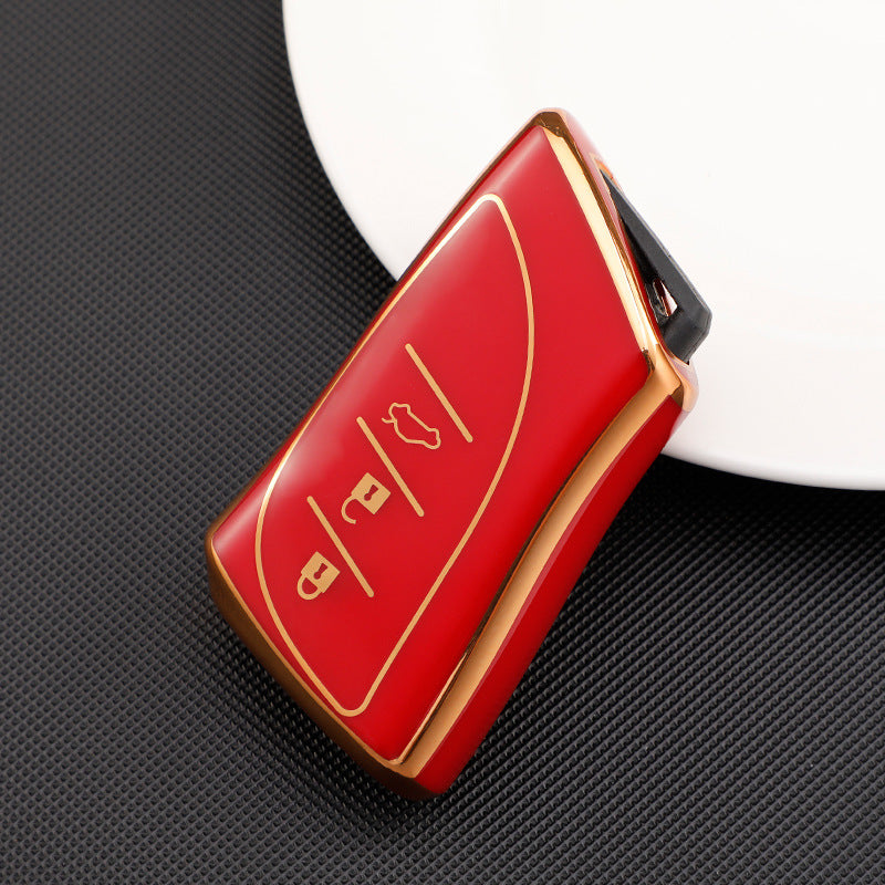 Soft TPU Key Case Cover For Lexus(Key No.C)