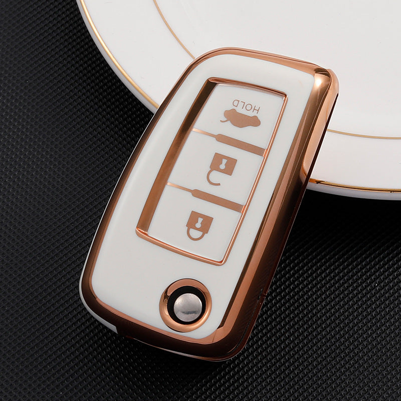 Soft TPU Key Case Cover For Nissan(Key No.H)