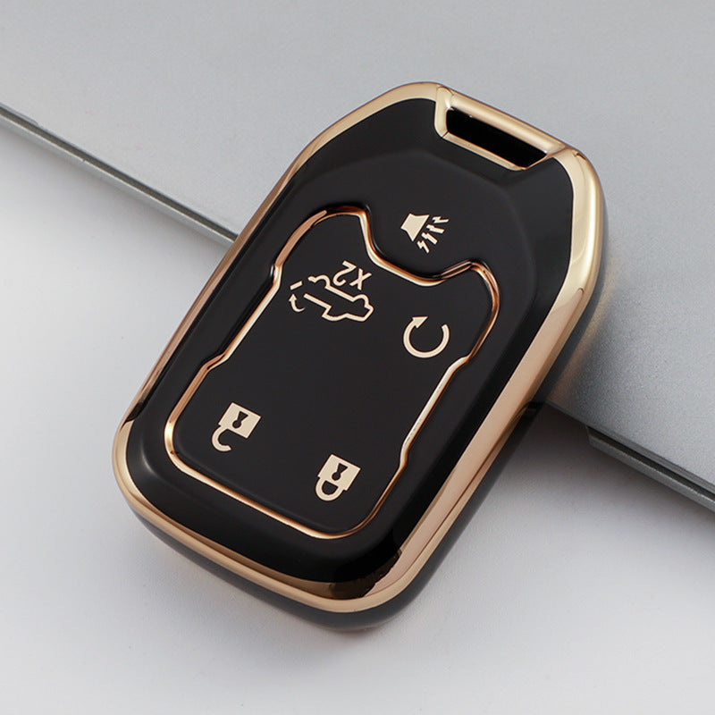 Soft TPU Key Case Cover For Chevrolet/Chevy/GMC(Key No.L-Fit L1/L2/L3)