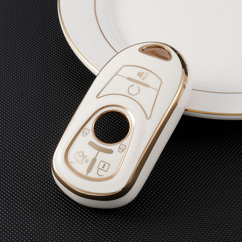 Soft TPU Key Case Cover For Buick(Key No.F)