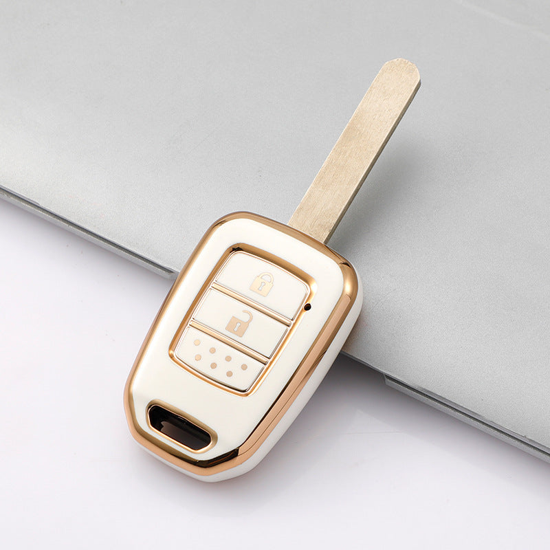 Soft TPU Key Case Cover For Honda(Key No.E)