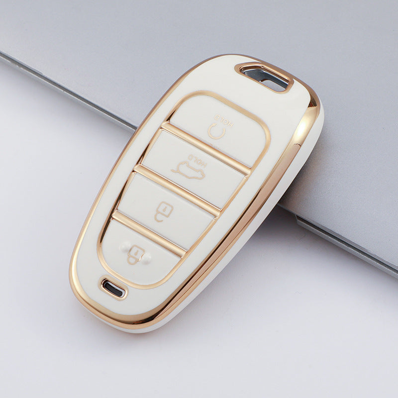 Soft TPU Key Case Cover For Hyundai(Key No.M)