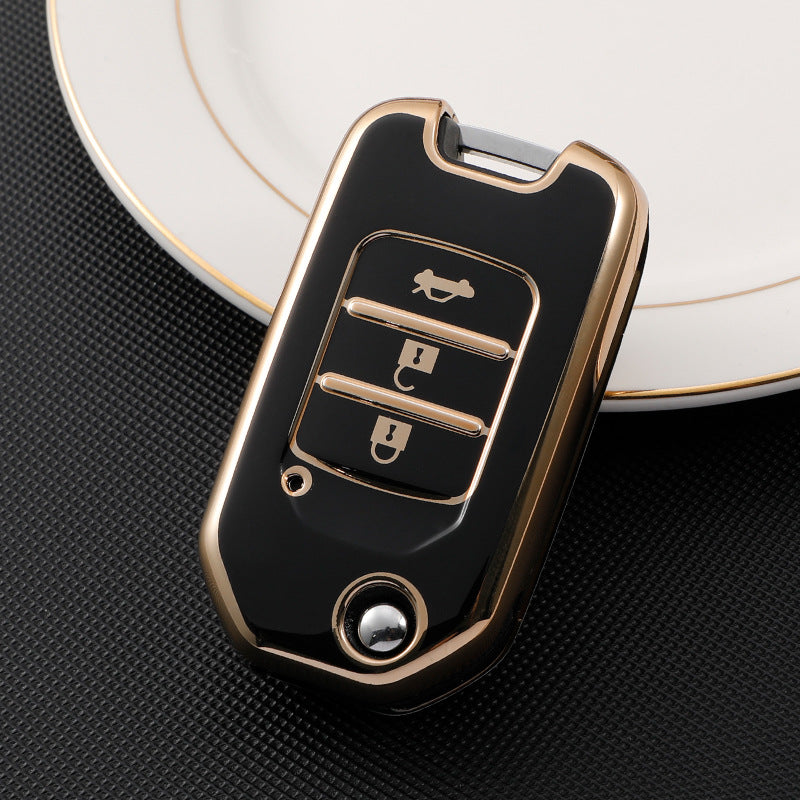 Soft TPU Key Case Cover For Honda(Key No.B)