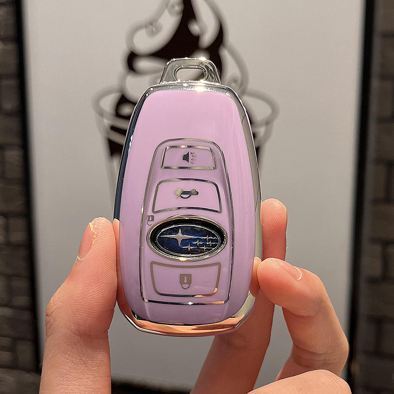 Soft TPU Key Case Cover For Subaru(Key No.A)