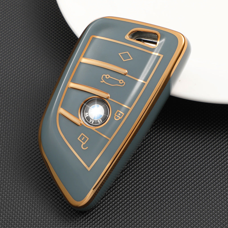 Soft TPU Key Case Cover For BMW(Key No.B)