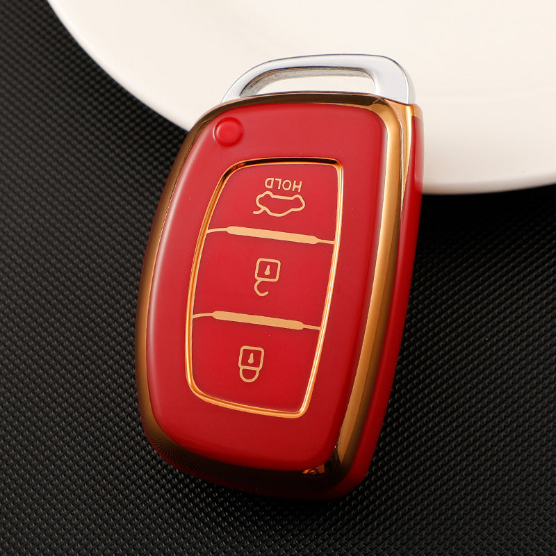 Soft TPU Key Case Cover For Hyundai(Key No.A)