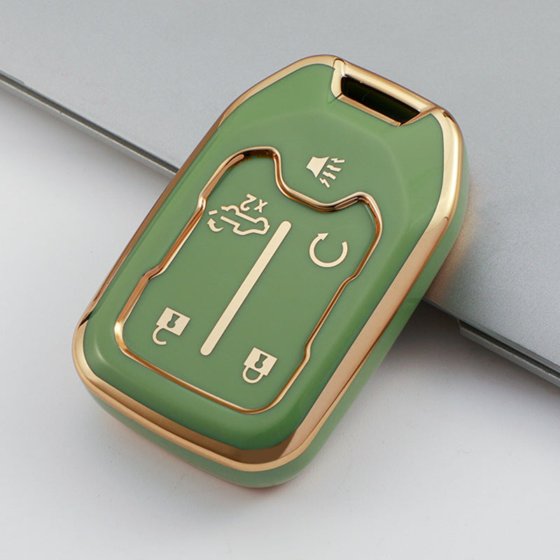 Soft TPU Key Case Cover For Chevrolet/Chevy/GMC(Key No.L-Fit L1/L2/L3)