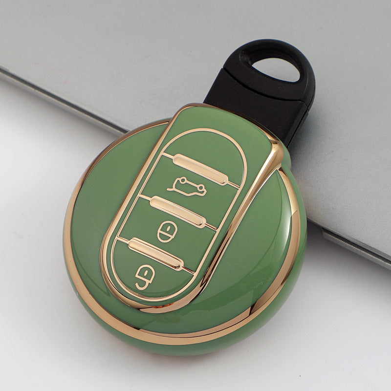 Soft TPU Key Case Cover For BMW Mini Copper(Key No.C)
