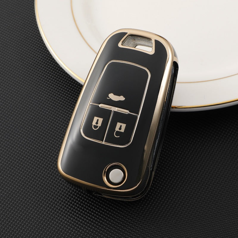 Soft TPU Key Case Cover For Chevrolet/Chevy/GMC/Buick(Key No.A)