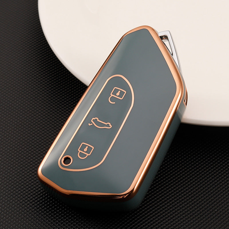 Soft TPU Key Case Cover For Volkswagen(Key No.I)