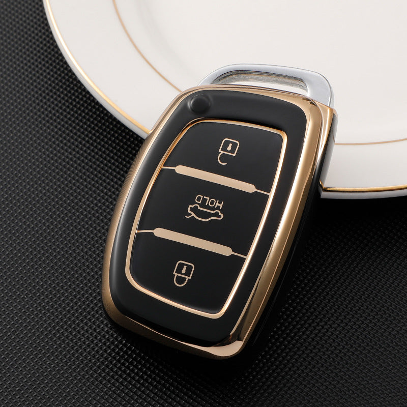 Soft TPU Key Case Cover For Hyundai(Key No.B)