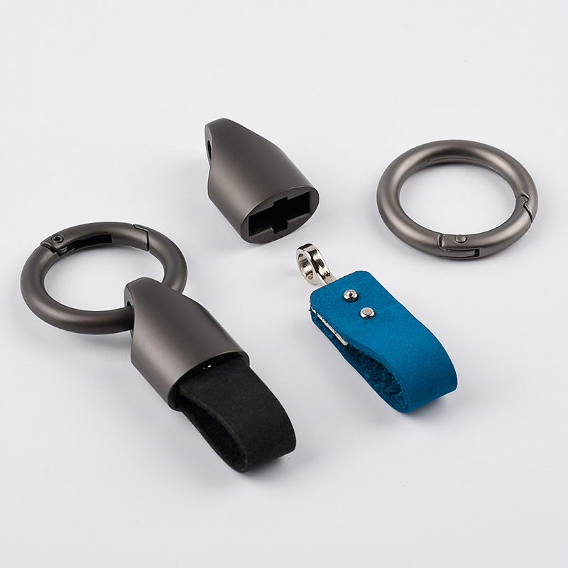 Leather Strap Metal Keychains for Car Key(Item No.: LK004)