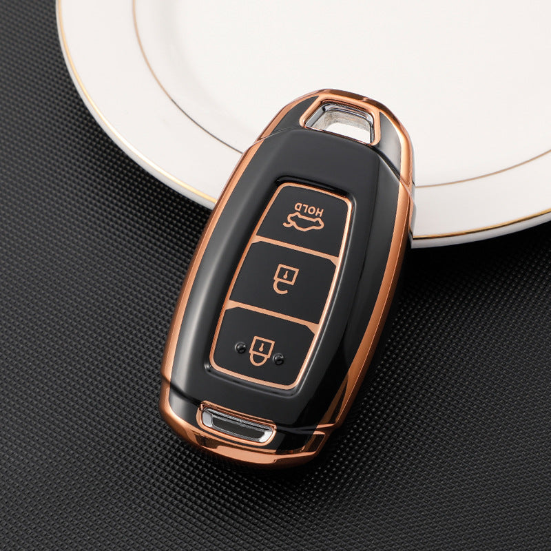 Soft TPU Key Case Cover For Hyundai(Key No.N)