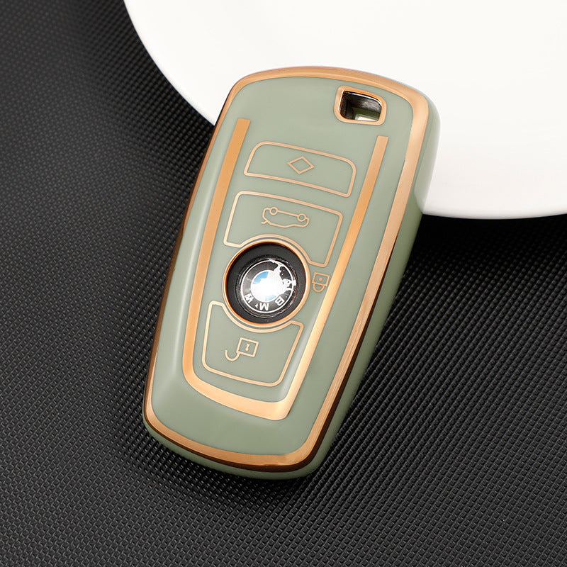Soft TPU Key Case Cover For BMW(Key No.A)