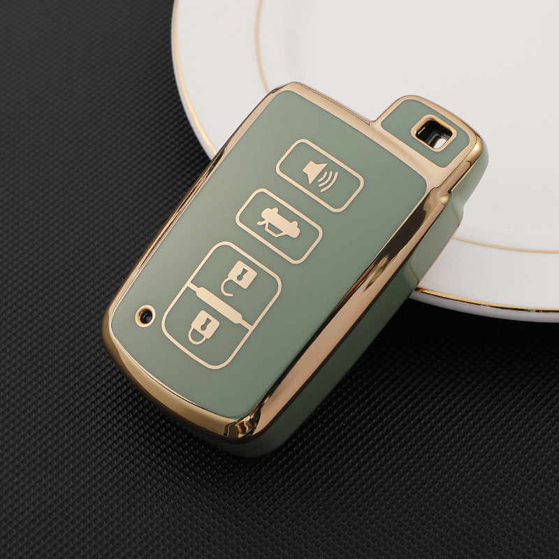Soft TPU Key Case Cover For Toyota(Key No.C)