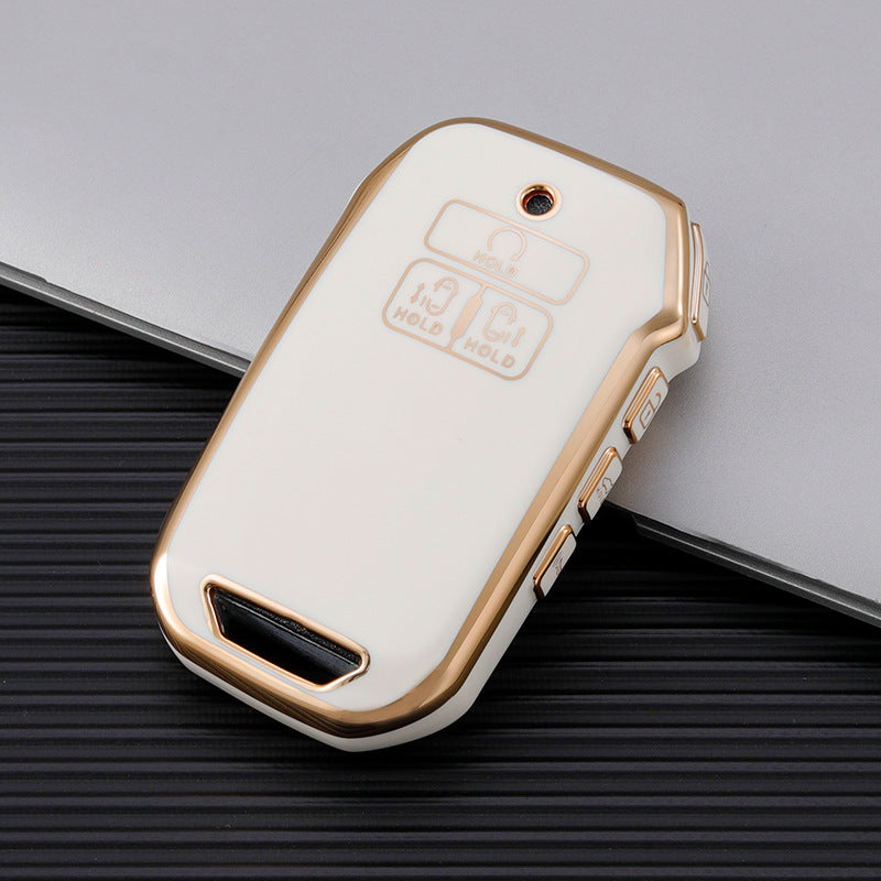 Soft TPU Key Case Cover For Kia(Key No.O)