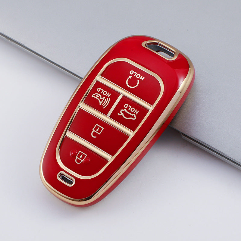 Soft TPU Key Case Cover For Hyundai(Key No.M)