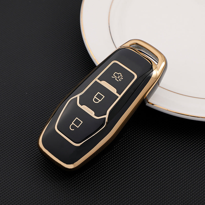 Soft TPU Key Case Cover For Ford(Key No.E)
